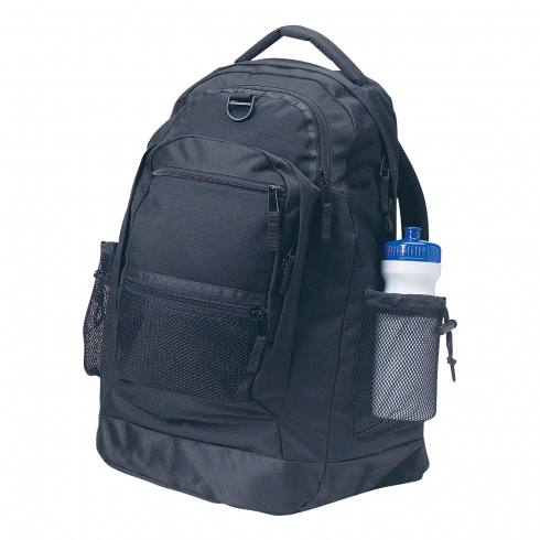 Custom Printed Water Bottle Pocket Sports Backpack With Logo